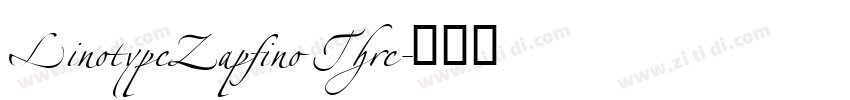 LinotypeZapfino Thre字体转换